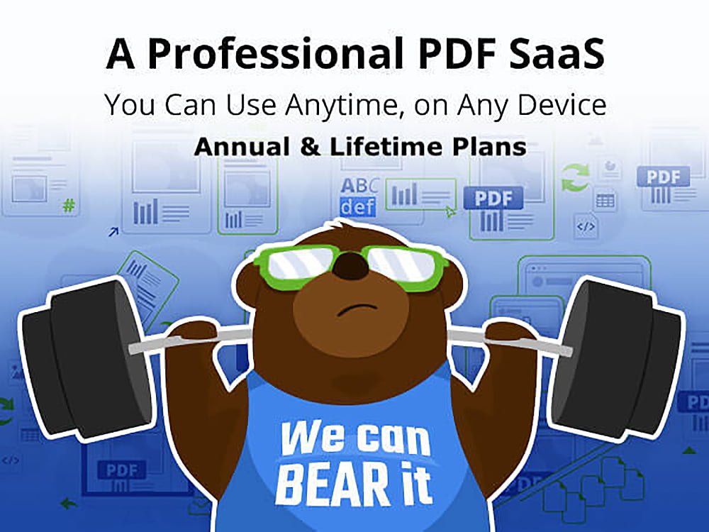 PDFBEAR PRO Online PDF SaaS Tool - Buzzshare